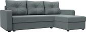 Угловой диван Лига диванов Ливерпуль Лайт правый 125988 (рогожка амур серый)