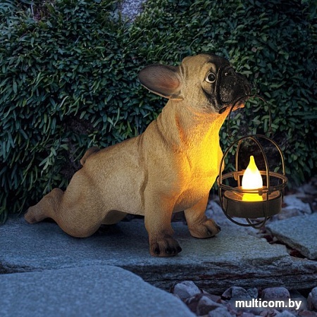 Садовый светильник-фигура ЭРА Французский бульдог ERASF22-04 Б0053353