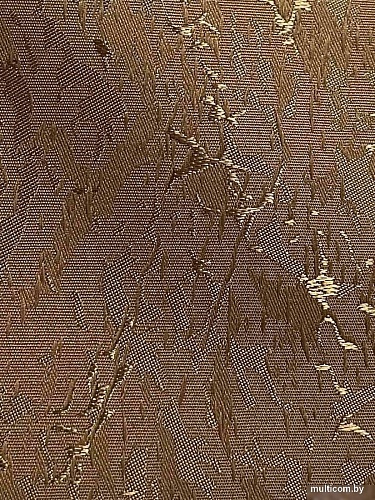 Мини рулонные шторы Jalux Шелк Алю 13 60x160 (коричневый)