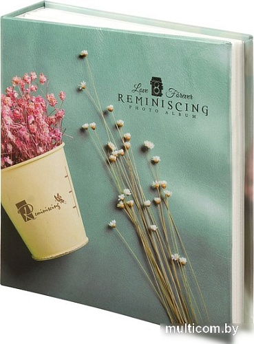 Фотоальбом BRAUBERG На бирюзовом фоне 391166