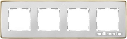 Рамка Simon 82 Detail 8201640-245 (белый/золото)