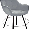 Стул с подлокотниками DikLine 252 M (B22 серый/черный)