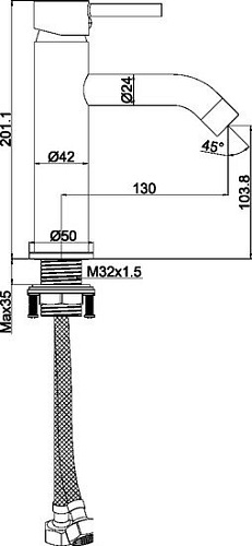 Смеситель Maxonor Pure Life PL1087