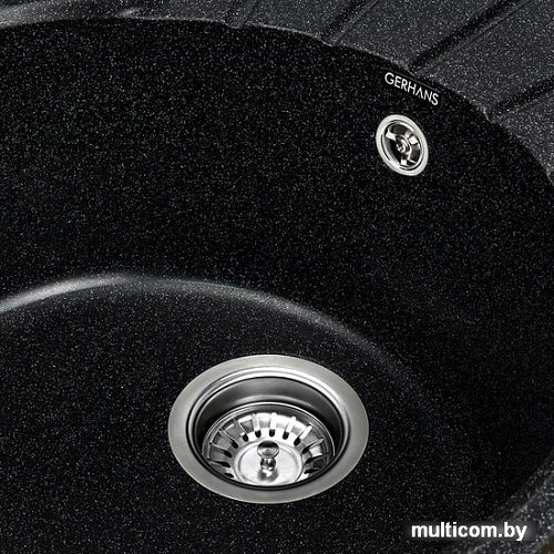 Кухонная мойка Gerhans A02 (черный)