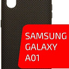 Чехол для телефона Volare Rosso Soft TPU Cooper для Samsung Galaxy A01 (черный)