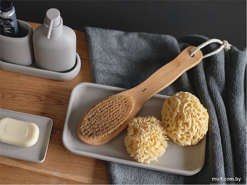 Дозатор для жидкого мыла Bergenson Bjorn Slim BB0000933 (светло-серый)