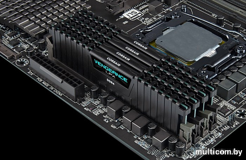 Оперативная память Corsair Vengeance LPX Black 2x8GB DDR4 PC4-21300 [CMK16GX4M2A2666C16]