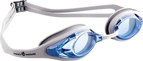 Очки для плавания Mad Wave Alligator (серый)