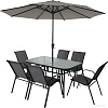 Набор садовой мебели AksHome Sunbeam (серый/черный)