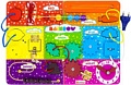 Бизиборд Alatoys Rainbow ВВ315