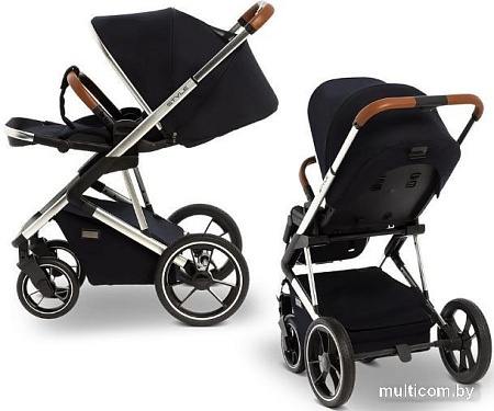 Универсальная коляска Moon Style (2 в 1, navy, 403)