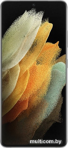 Смартфон Samsung Galaxy S21 Ultra 5G SM-G998B/DS 16GB/512GB Exynos Восстановленный by Breezy, грейд B (серебряный фантом)