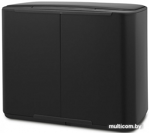 Brabantia Bo Pedal Bin 11л + 23л (черный матовый)