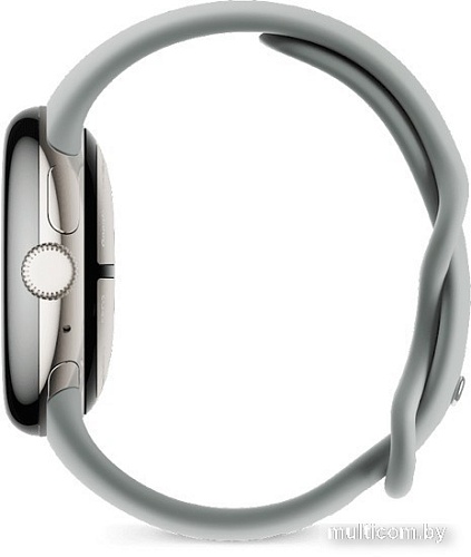 Умные часы Google Pixel Watch 2 LTE (золотистый шампань/лесной орех, спортивный силиконовый ремешок)