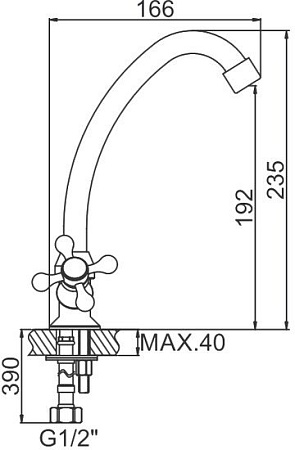 Смеситель Ledeme H09 L4009