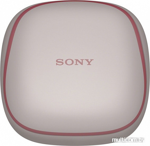 Наушники с микрофоном Sony WF-SP700N (розовый)