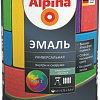 Эмаль Alpina Универсальная 0.75 л (черный глянцевый)