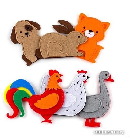 Развивающая игра Фетров Домашние обитатели 1101002