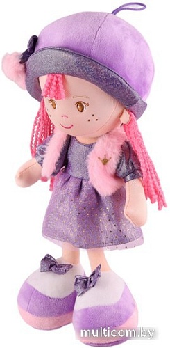 Кукла Maxitoys Малышка Аня в фиолетовом платье и шляпке MT-CR-D01202314-35