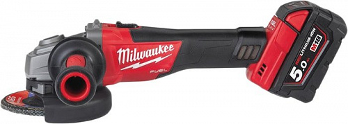 Угловая шлифмашина Milwaukee M18 CAG125X-502X Fuel 4933448866 (с 2-мя АКБ)