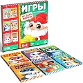 Настольная игра Лас Играс Игры от Деда Мороза. 6 в 1 7115259