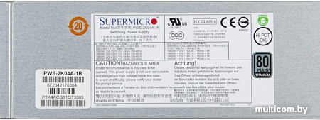 Блок питания Supermicro PWS-2K04A-1R