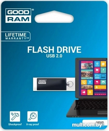 USB Flash GOODRAM UCU2 64GB (черный) [UCU2-0640K0R11]