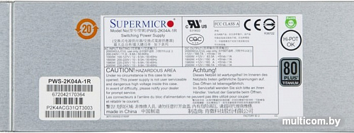 Блок питания Supermicro PWS-2K04A-1R