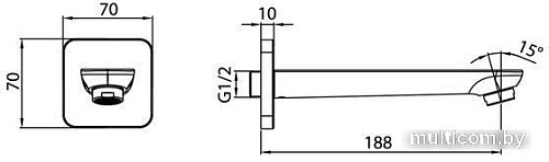Излив IDDIS Slide SLISB00i63