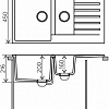 Кухонная мойка Tolero R-118 (коричневый)