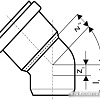 Ostendorf отвод KGB 110x87°