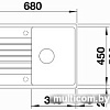 Кухонная мойка Blanco Zia 45 S Compact 526009 (черный)