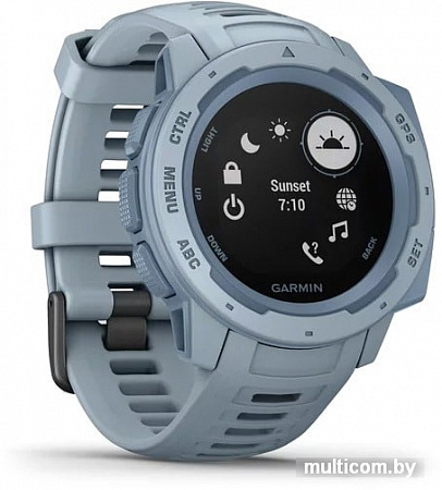 Умные часы Garmin Instinct (голубой)