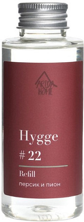 Жидкость для аромадиффузора Arida Home Hygge №22 Персик и пион (100мл)