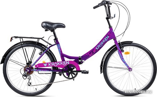 Велосипед Krakken Krabs 24 2.0 2023 (фиолетовый)