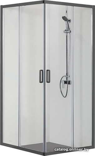 Душевой уголок Aquatek AQ ARI KV 09020BL 90x90 (черный/прозрачное стекло)