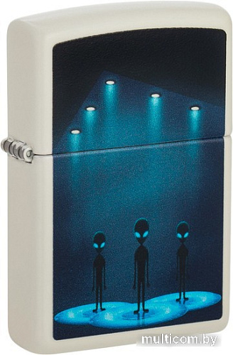 Зажигалка Zippo Classic Glow In The Dark Aliens Design 49487