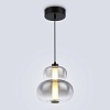 Подвесная люстра Ambrella light LH11052 BK/SM (черный/дымчатый)