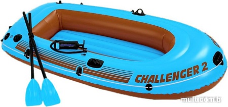 Гребная лодка Intex Challenger 2 Set (Intex-68367)