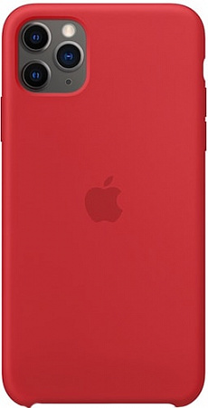 Чехол Apple Silicone Case для iPhone 11 Pro Max (красный)