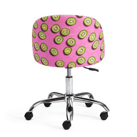 Кресло TetChair Melody Botanica 06 kiwi/138 (ткань/флок, фиолетовый)