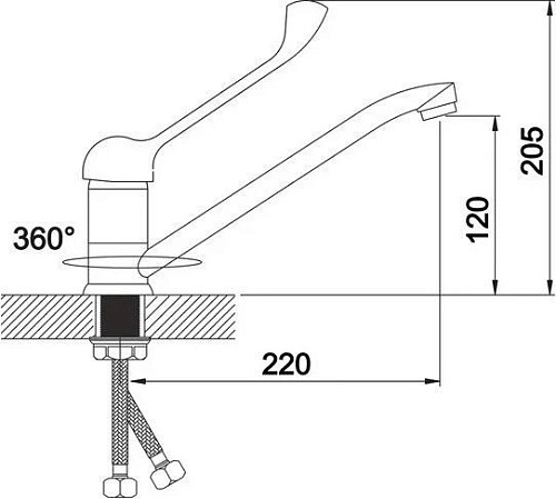 Смеситель Gota Rocio Medic 213210-1-GOTA