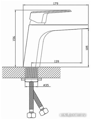 Смеситель Diadonna D80-110116