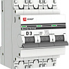 Выключатель автоматический EKF P 3А (D) 4.5kA ВА 47-63 mcb4763-3-03D-pro