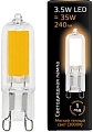 Светодиодная лампа Gauss LED G9 3.5 Вт 4100 К 107809203