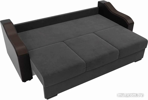 Диван Лига диванов Монако 102029 (серый/черный)