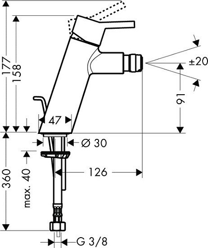 Смеситель Hansgrohe Talis S2 32240000