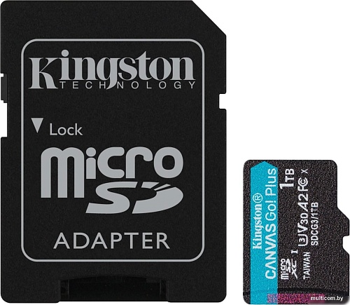 Карта памяти Kingston Canvas Go! Plus microSDXC 1TB (с адаптером)