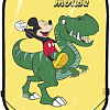 Накидка на автомобильное сидение Siger Disney Микки Маус Динозавр ORGD0103