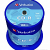 CD-R диск Verbatim 700Mb DL Extra Protection 52x CakeBox 100 шт. 43411